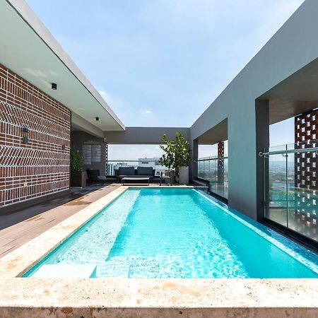 Modern Luxury Condo With Rooftop Pool & Gym Santiago De Los Caballeros Exterior photo