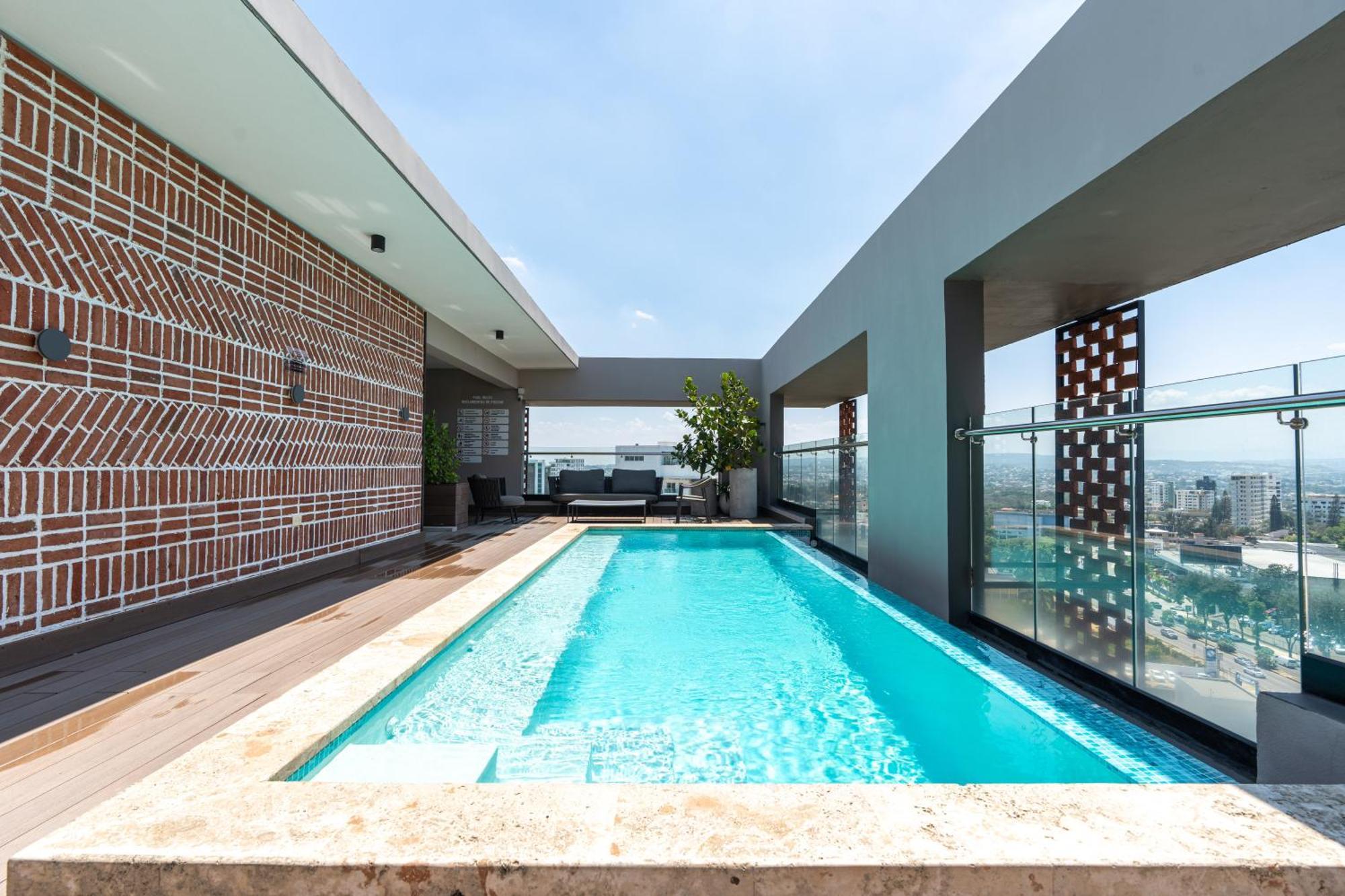 Modern Luxury Condo With Rooftop Pool & Gym Santiago De Los Caballeros Exterior photo